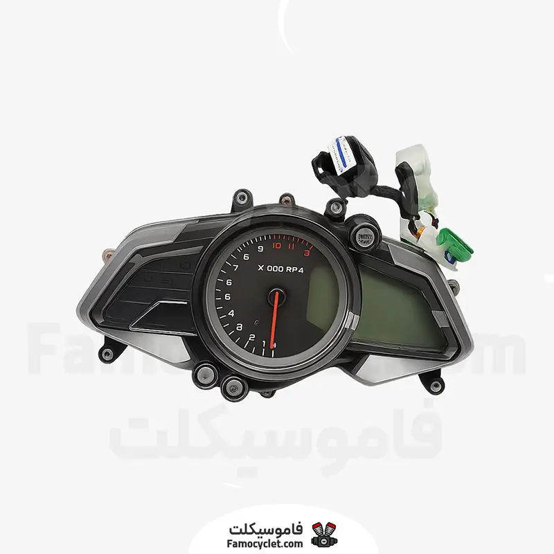 عکس شاخص صفحه کیلومتر موتور ns200