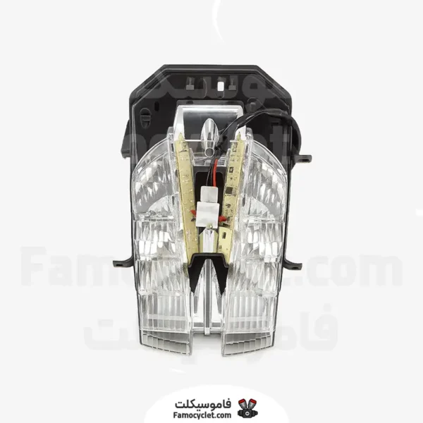 عکس شاخص چراغ خطر عقب موتور پالس 180