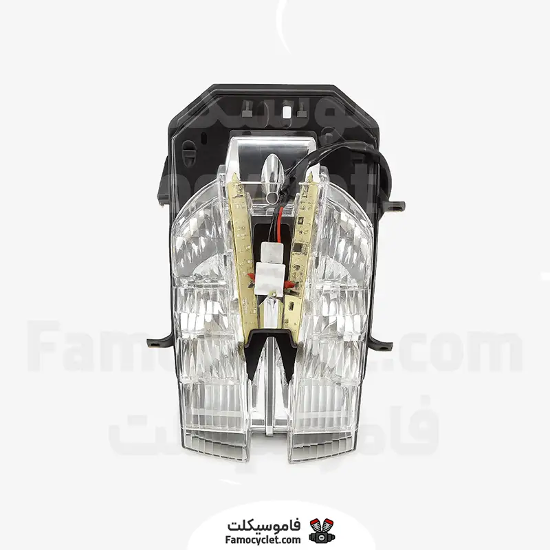 عکس شاخص چراغ خطر عقب موتور پالس 180